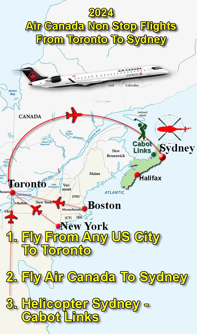 Cabot Links Charter Flights